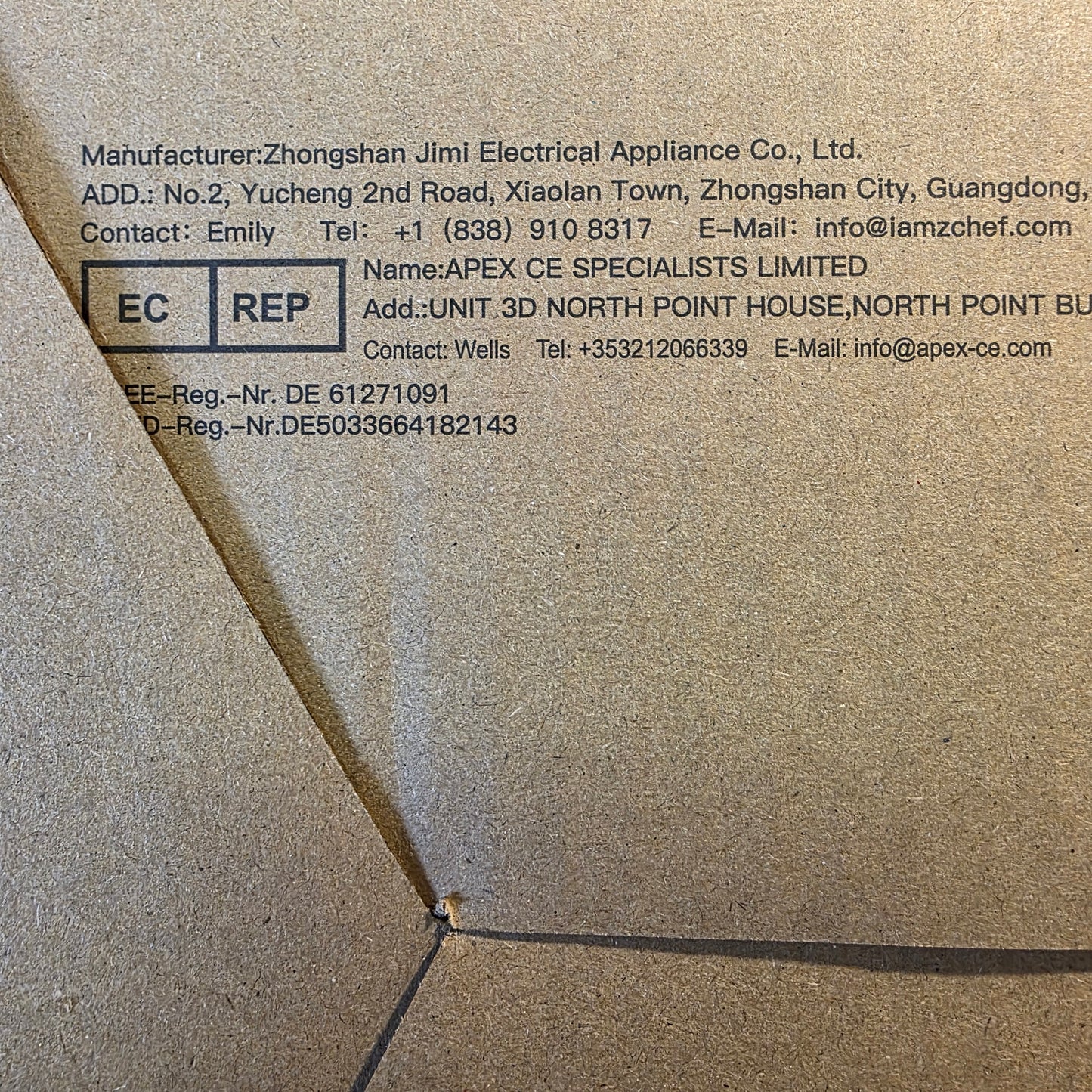 NIB New Amzchef Slicer/Shredder Attatchment Model P-001