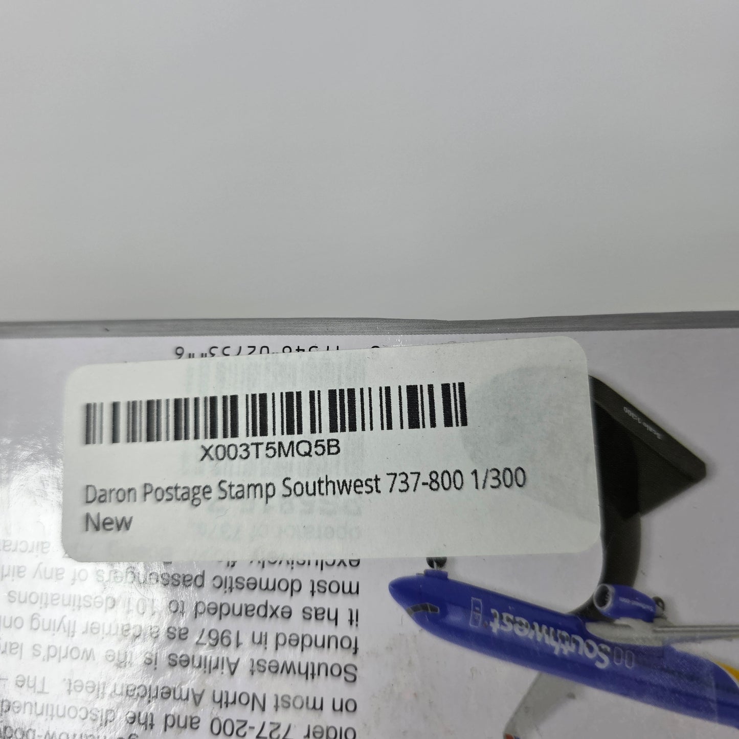 Postage Stamp Daron Southwest 737-800 1/300