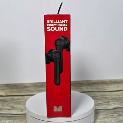 NIB New MONSTER Verse Wireless Bluetooth Earbuds Black