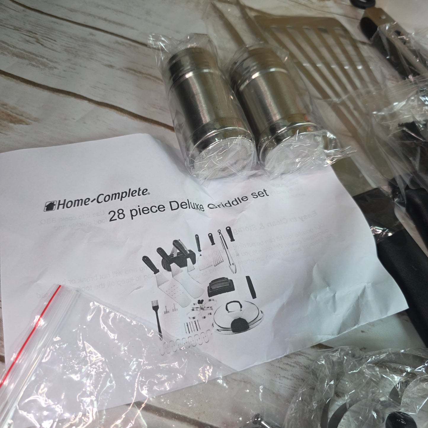 NIOB New Home Complete 28-Piece Deluxe Griddle Set