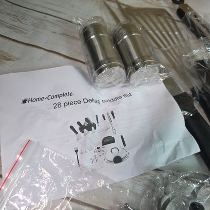 NIOB New Home Complete 28-Piece Deluxe Griddle Set