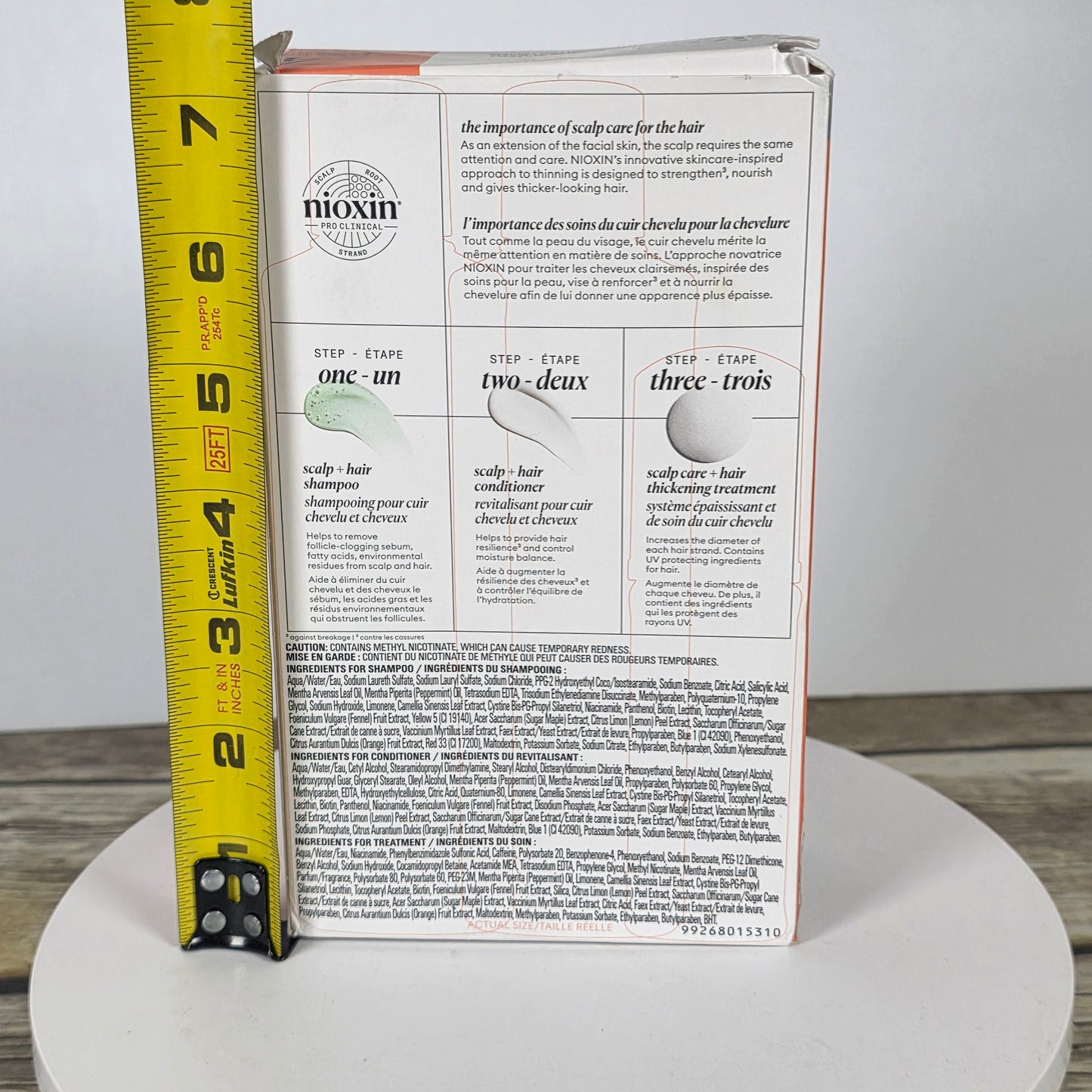 NIOP New Nioxin Scalp Care - Hair Thickening System Shampoo Conditioner Thickening Treatment