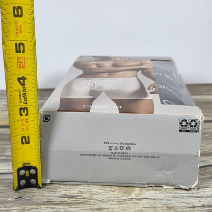 NIP New Calvin Klein Boxer Briefs 5 Pack Black Medium Cotton Stretch