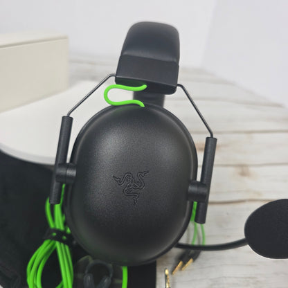 New w/ Bag Razer BlackShark V2 X Gaming Headset: 7.1 Surround Sound, 50mm Drivers, Memory Foam Cushion, For PC, PS4, PS5, Switch, 3.5mm Audio Jack, Black