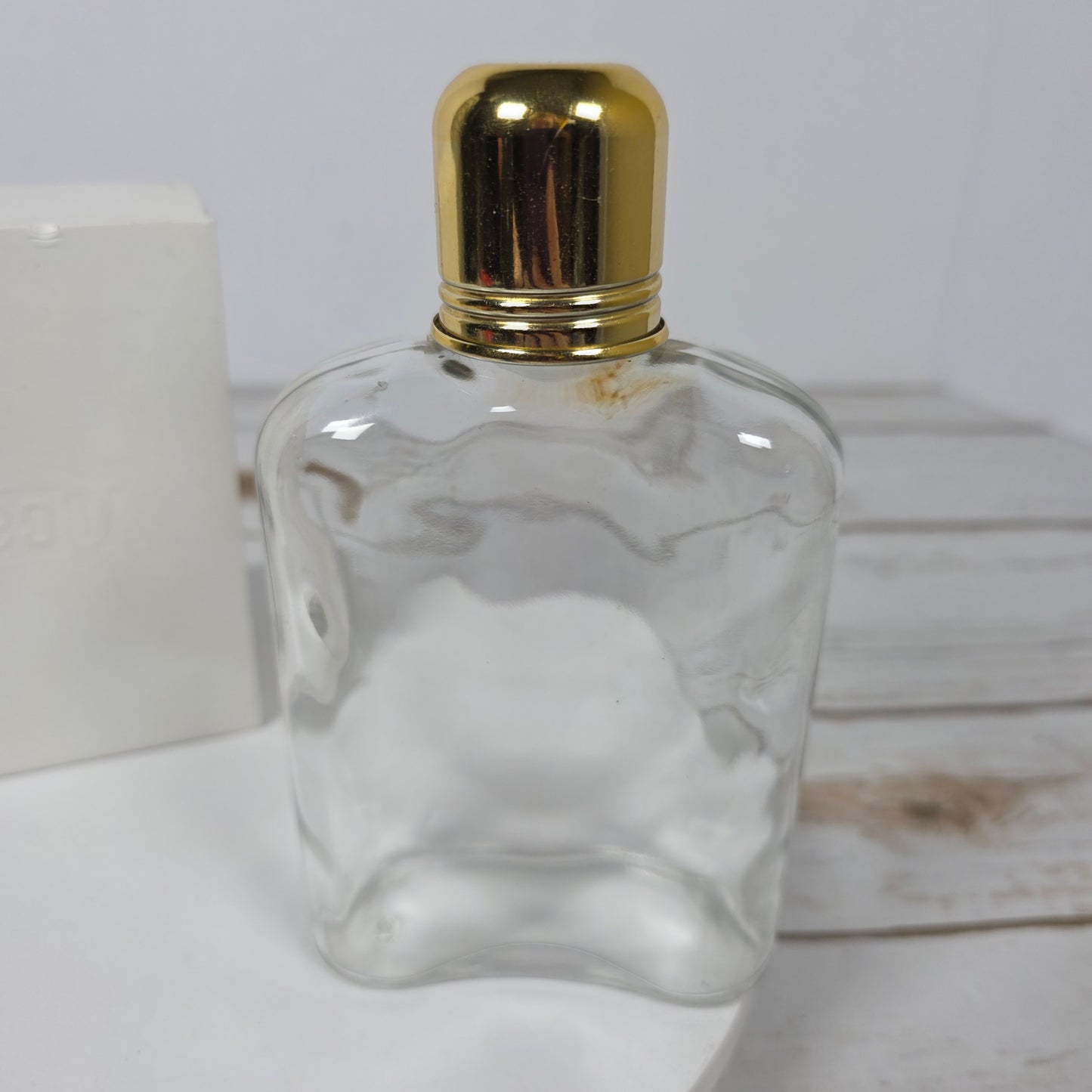 Vintage Faux Leather Transistor Radio Hidden Glass Flask