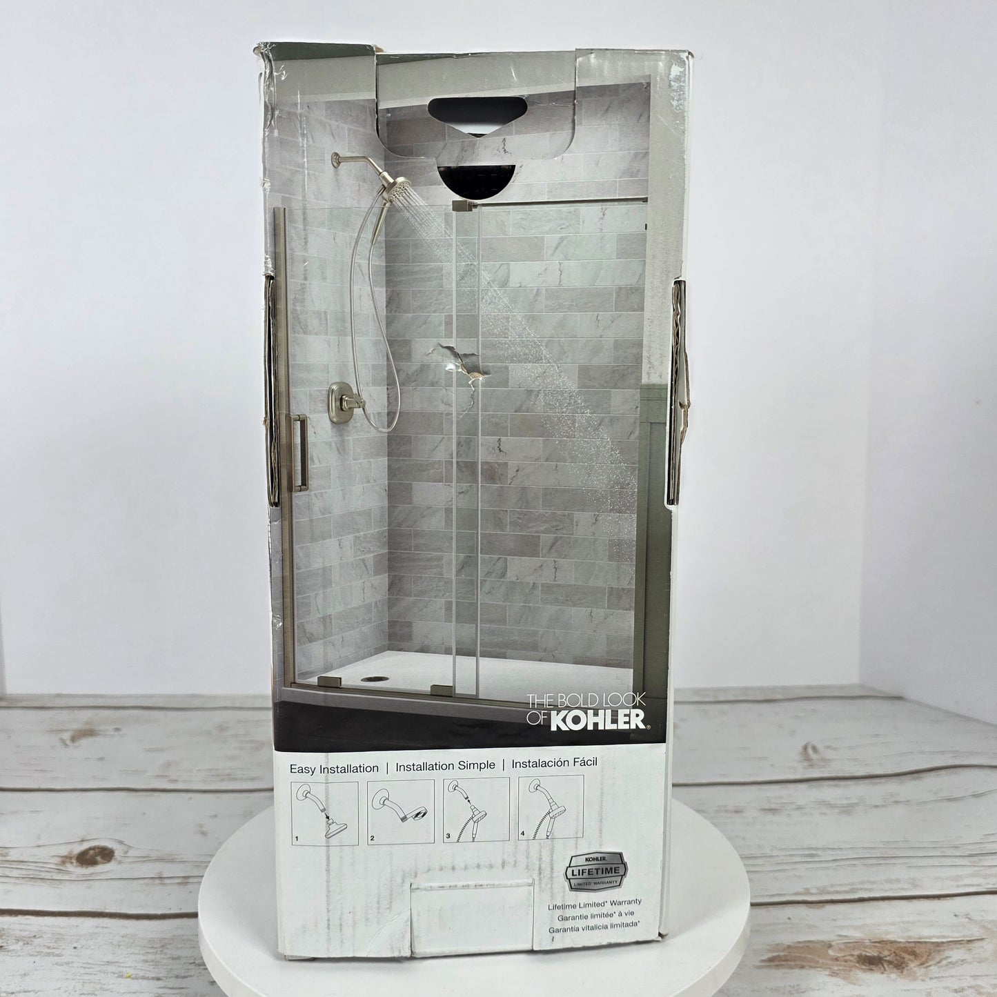 NIOP New KOHLER Ashan Multifunction Handshower Brushed Nickel R27874-G-BN