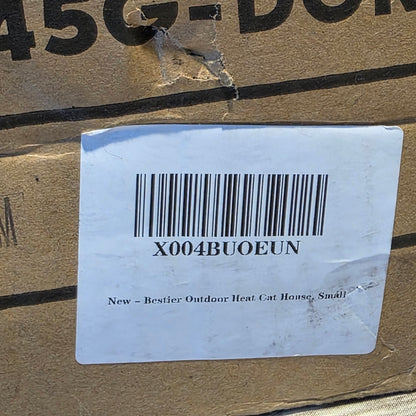 NIOB New Bestier DGRE Outdoor Heated Cat House Small P200145G-DGRE