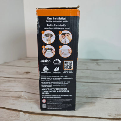 NIOB New HALO Recessed Night Light 5"/6" Baffle Downlight w/ Night Light Bulb & Trim Replacement