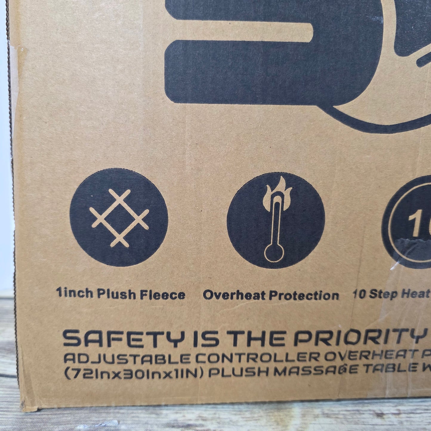 NIOB New SOGAWAVE Premier Plush Fleece Massage Table Warmer- 10 Heat Settings