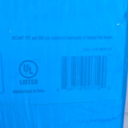 NIB New Instant Pot Duo Plus 3 V3 Electric Pressure Cooker 9-in-1