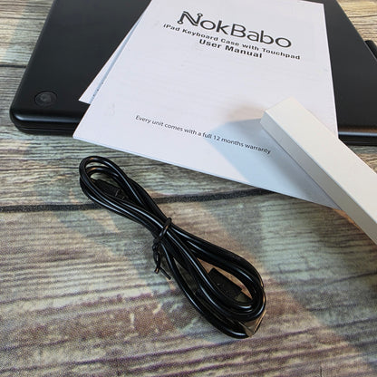 NIOB NokBabo F180 F360 NOKBABO's Keyboard iPad 9.7" /  10.2" / 10.5" Black