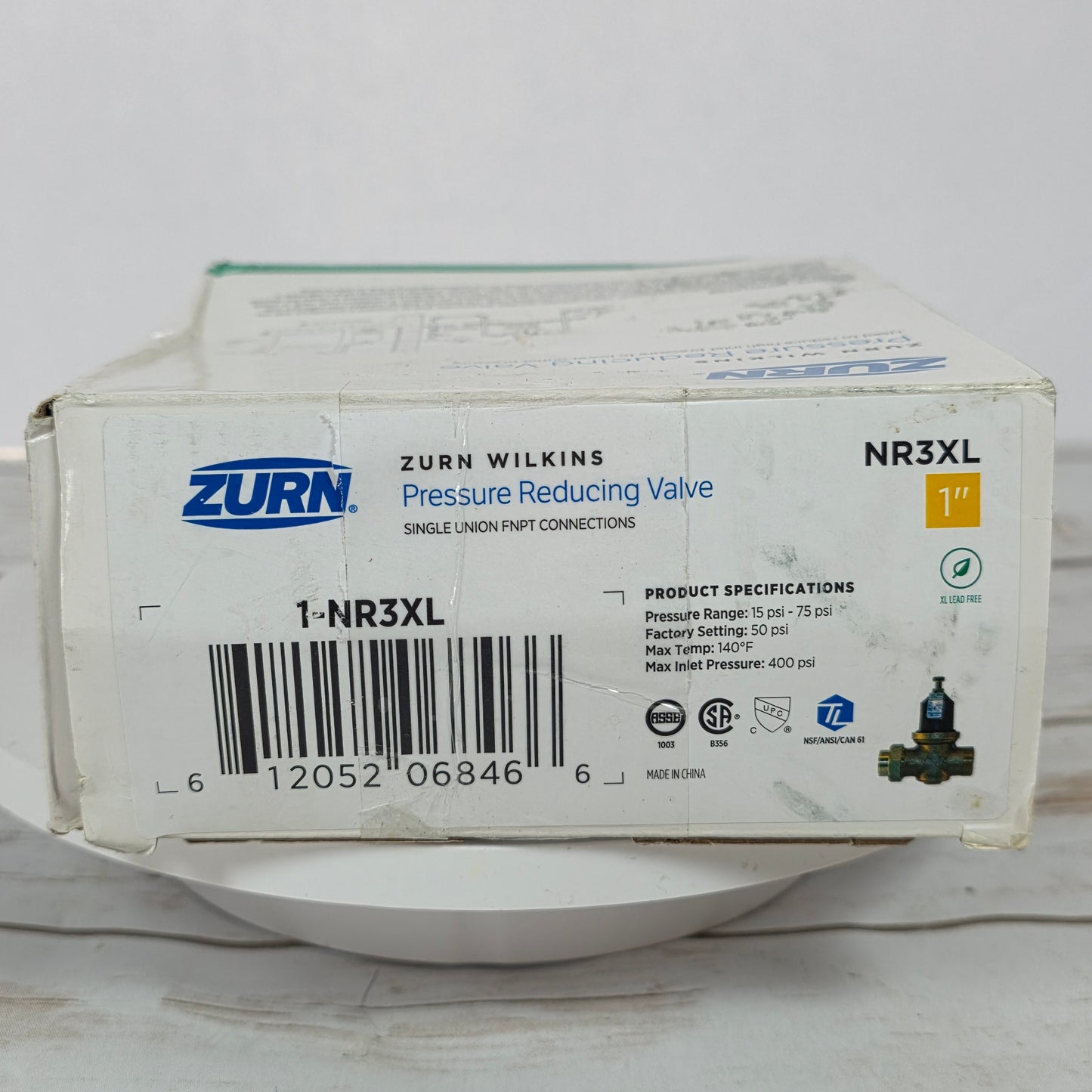 NIOB New ZURN WILKINS Pressure Reducing Valve 2410 1" NR3XL