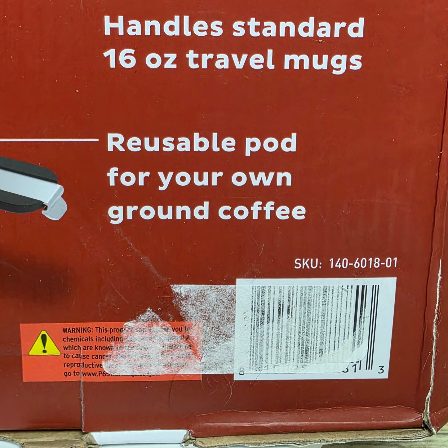 Instant Solo Coffee Maker 140-6081-01 Cracked Water Tank