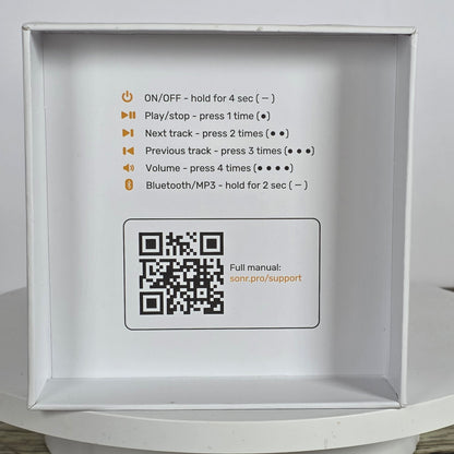 NIB New SONR Open Ear Underwater Music Player Bluetooth Yellow