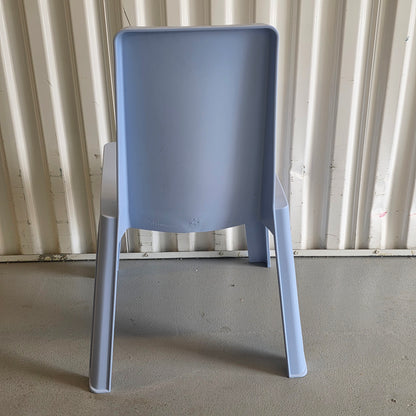 Set of 4 Resol Kids Chairs Dd Julieta by Joan Gaspar 009-09-7894 CWhimsical Blue