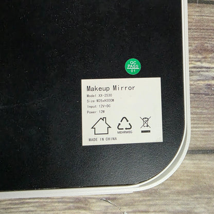 NIOB New Hasipu Makeup Mirror XX2530 25CMx30CM 12V-DC