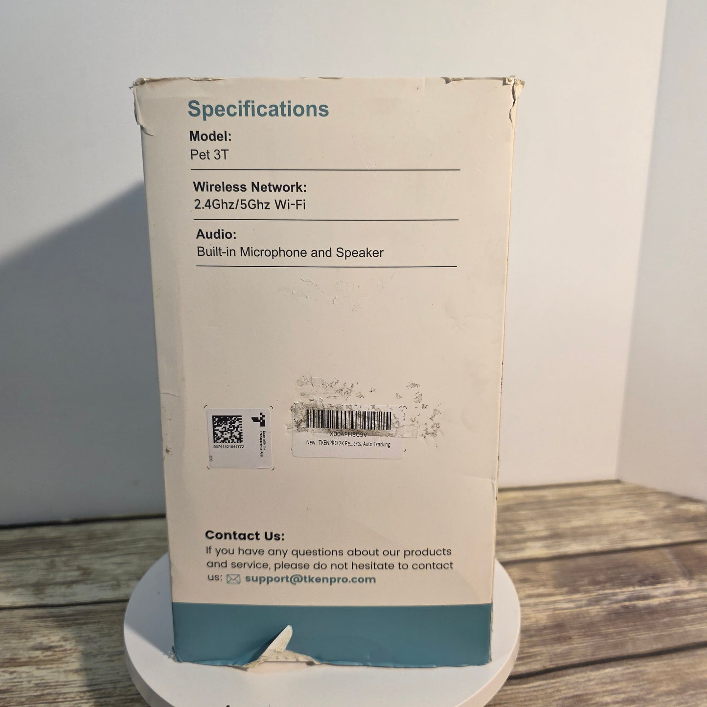 NIOB New TKENPRO 2-Way Audio Pet Camera with Treat Tossing with Night Vision