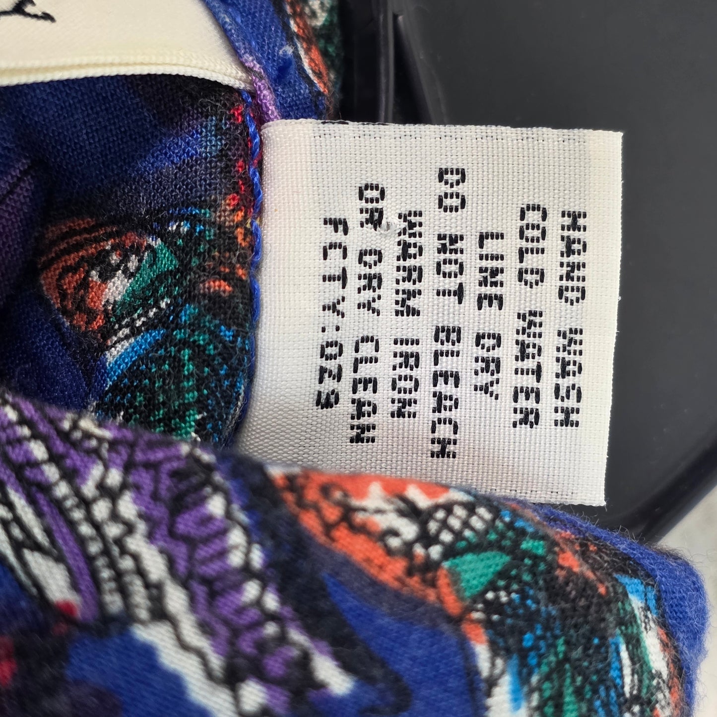 Vintage Bugle Boy ClassicsCrazy Hat Lady Button Up Short Sleeve Collared Shirt Small