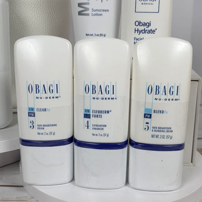 New OBAGI Nu-Derm FX System Skin Transformation Kit Complexion Brightening System