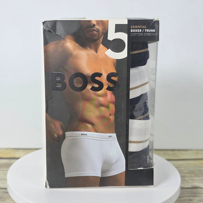 NIOP New Men's BOSS Essential Boxers Small 5 Pack