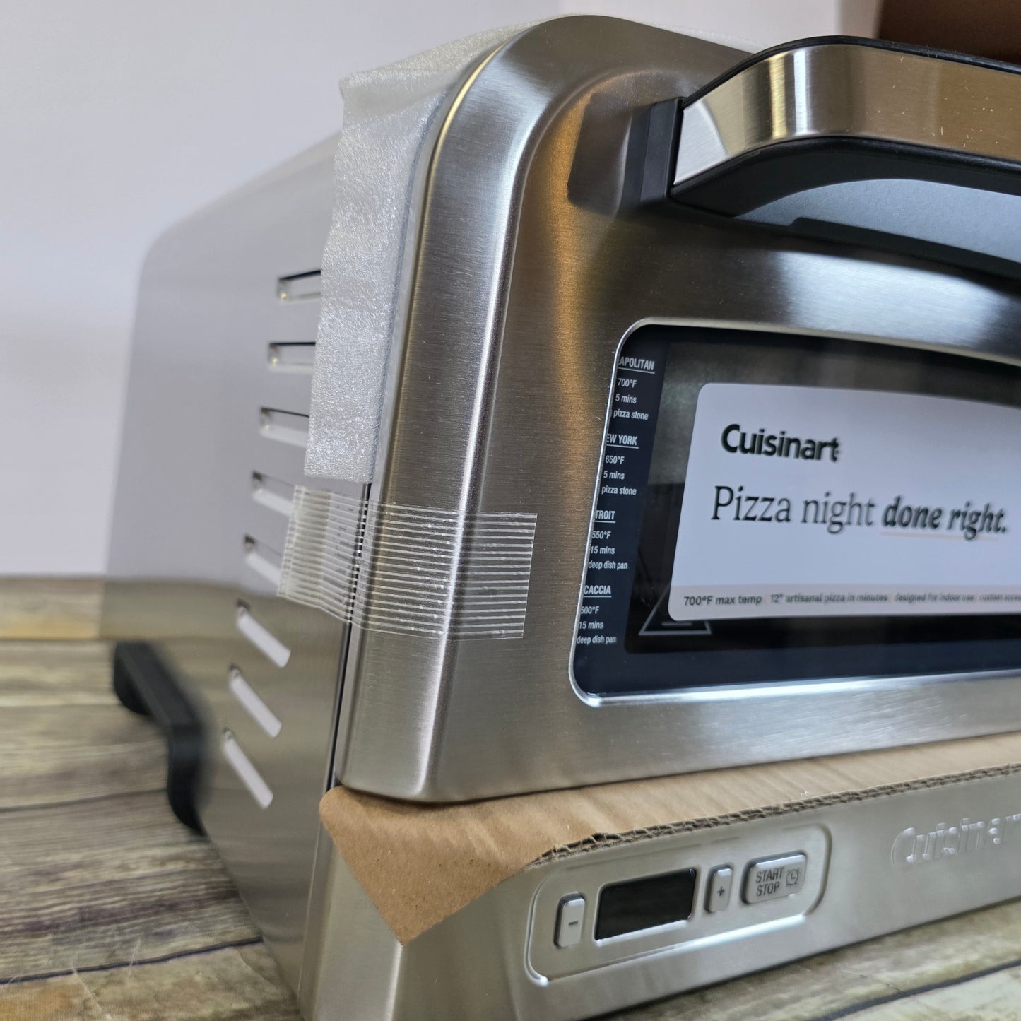 NIOB New Cuisinart Indoor Pizza Oven