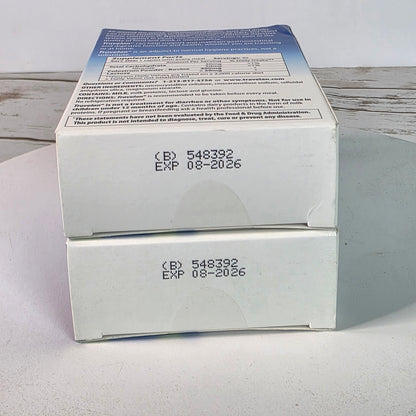 Set of 2 NIB New Travelan Bovine Colostrum Dietary Supplements 200mg/Caplet 30 Caplets/Box