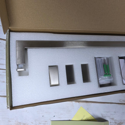 NIOB New GLASSWAREHOUSE Shower Towel Bar Hinge Door Hardware Kit GW-TB-WH-KIT-BN