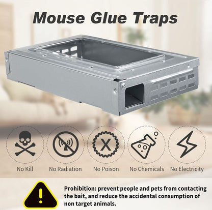 New Qualirey 4 Pack Multi Catch Mouse Trap Silver Pest Control