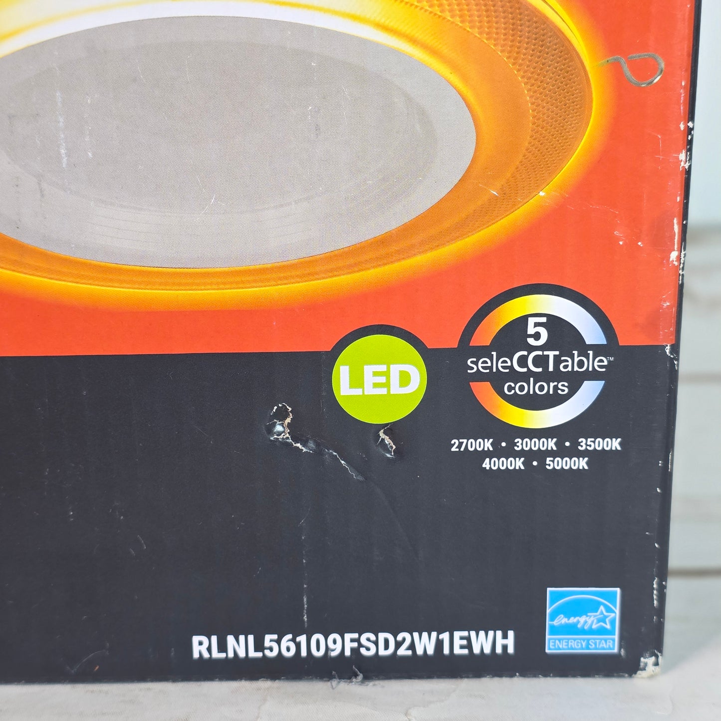 NIOB New HALO Recessed Night Light 5"/6" Baffle Downlight w/ Night Light Bulb & Trim Replacement