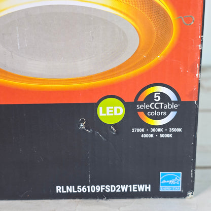 NIOB New HALO Recessed Night Light 5"/6" Baffle Downlight w/ Night Light Bulb & Trim Replacement