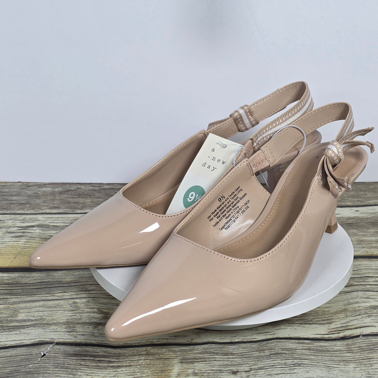 NWT New Women's A New Day Milan Slingback Heel Tan Size 9.5