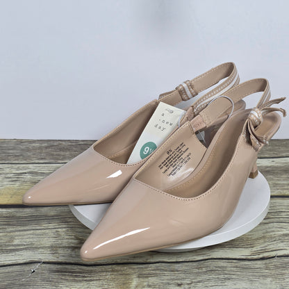 NWT New Women's A New Day Milan Slingback Heel Tan Size 9.5