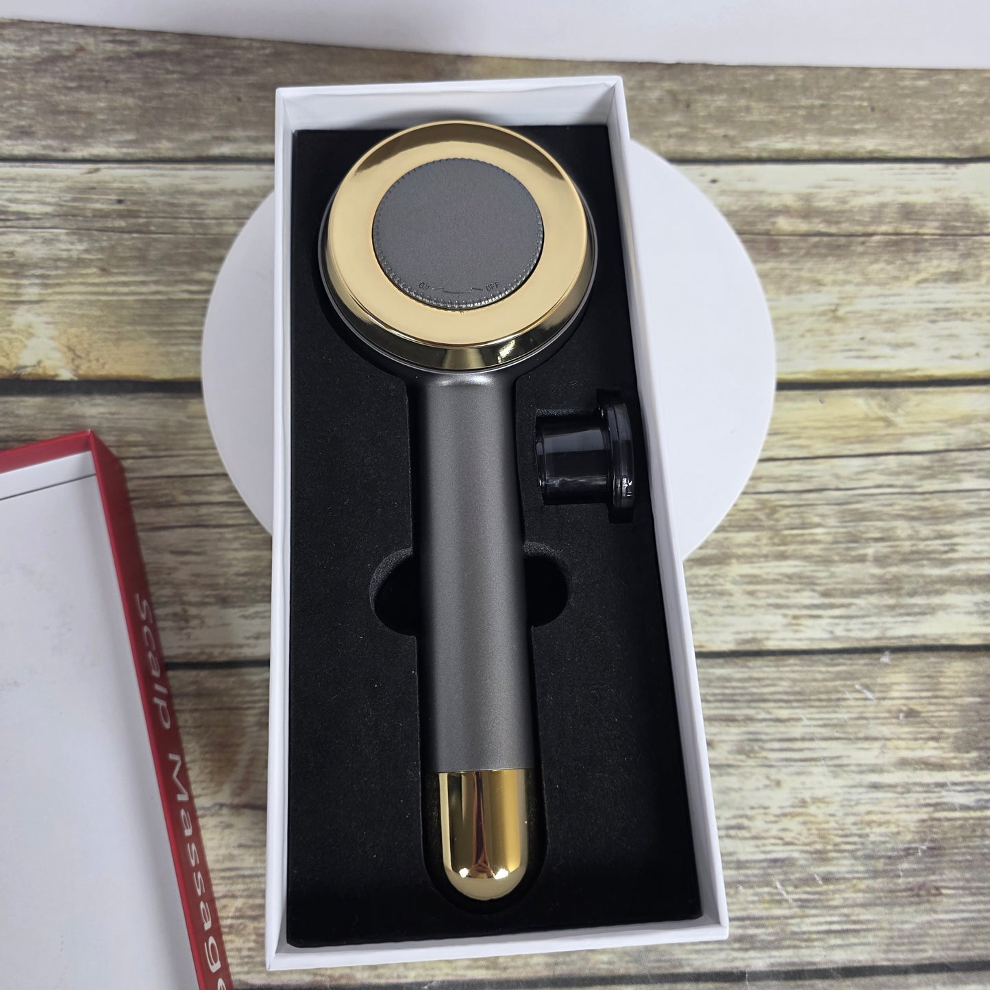 New Scalp Massager RoHS VitalEve Revolving Hair Oil Applicator