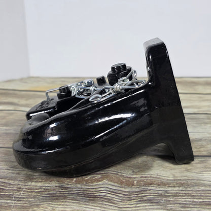 20-Ton Pintle Hook Capacity Hitch Receiever Hook Black