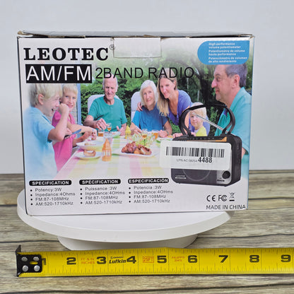 NIOB New LEOTEC AM/FM 2Band Radio LT-BTQ1AR
