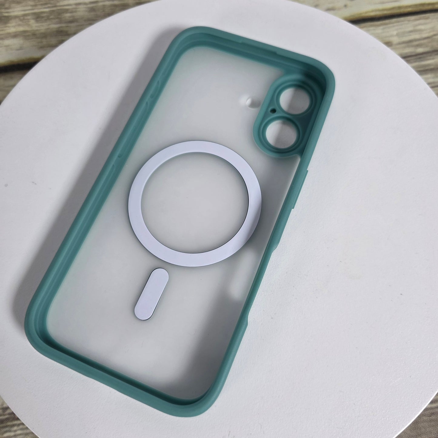 NIOB New TOCOL iPhone 16 MS 1+2 Magnetic Teal Phone Case