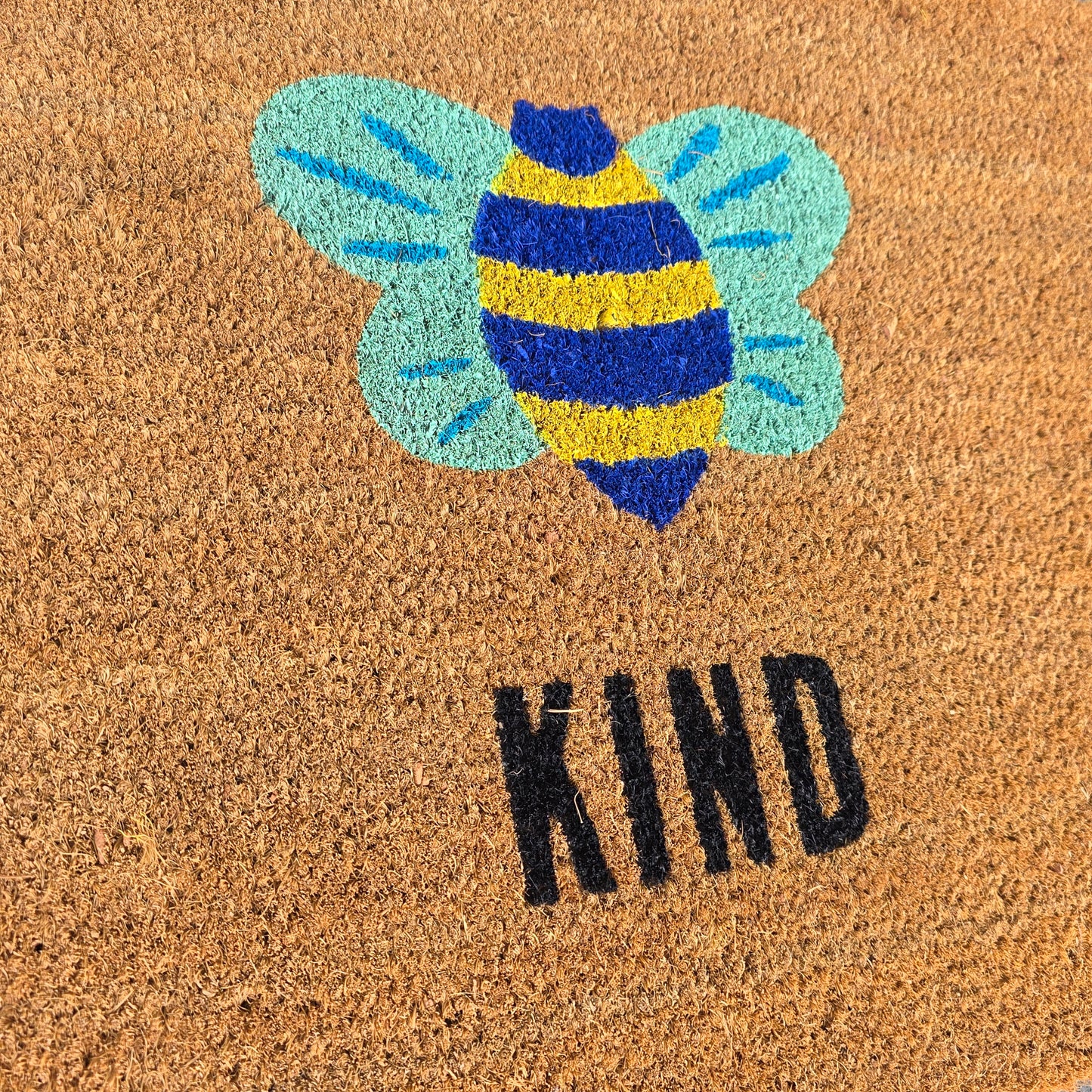 NWT New Cute Sun Squad Bee Kind Doormat 18x30"