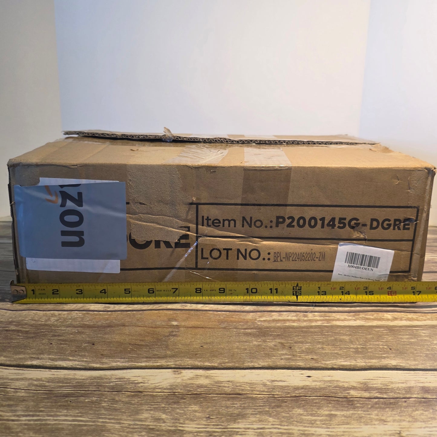 NIOB New Bestier DGRE Outdoor Heated Cat House Small P200145G-DGRE