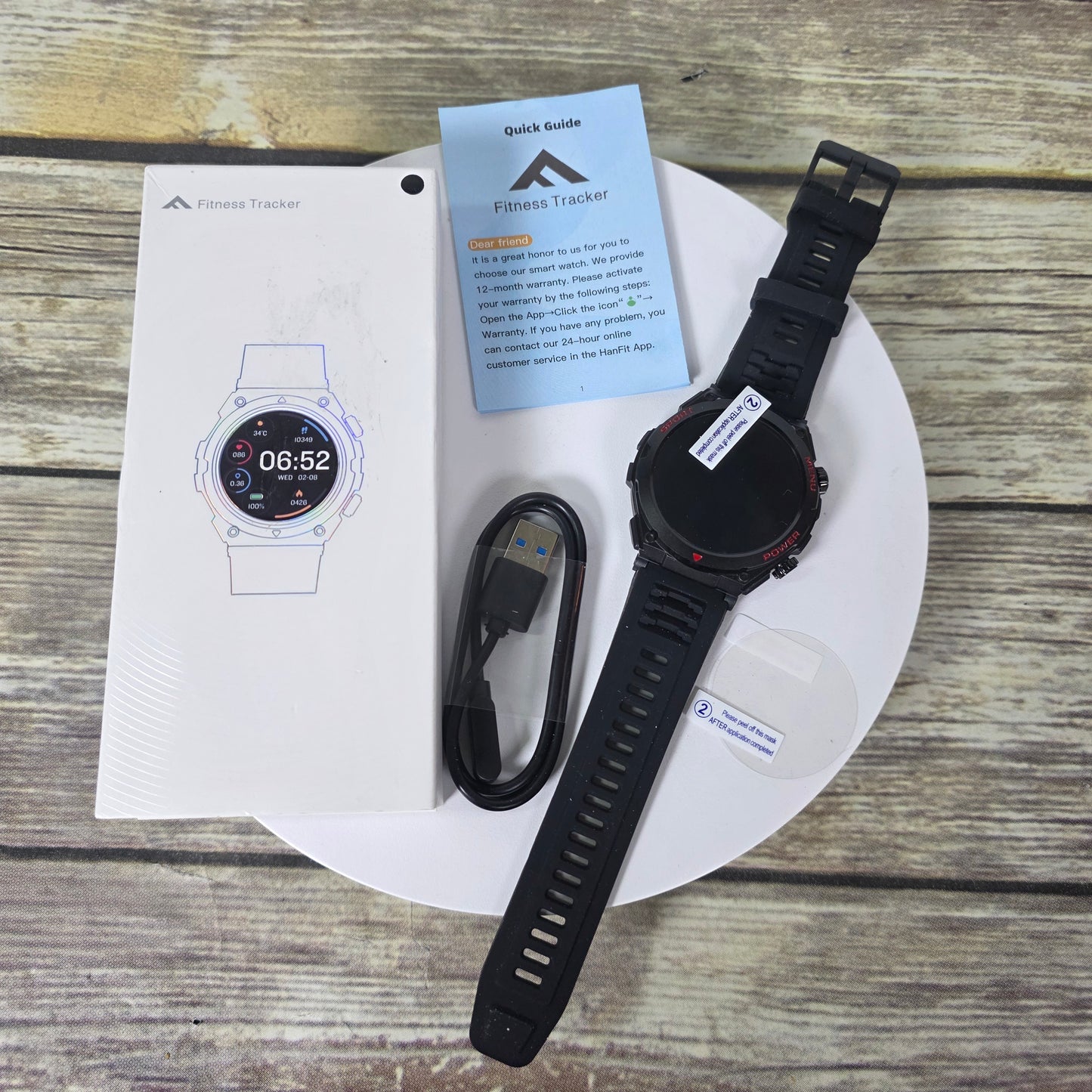 NIOB New Digital Fitness Tracker Watch Black S66