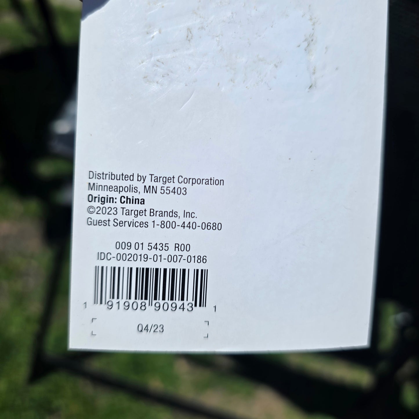 Set of 2 NWT New Room Essentials Sling Folding Patio Chairs Black 37Hx22Wx23D