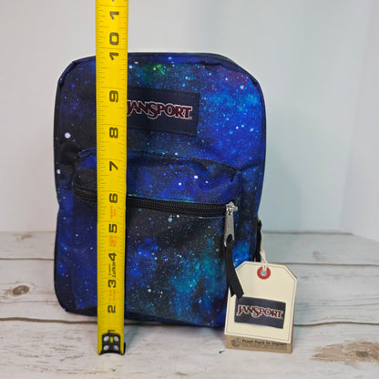 NWT New JANSPORT Mini Backpack Lunchbox Cyberspace Galaxy Big Break