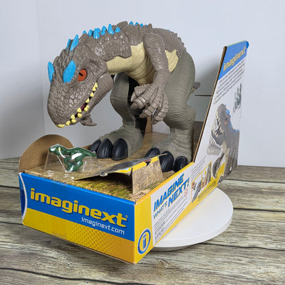 NIB New Fisher Price Imaginext Thrashing Indominous Rex Dinosaur Toy