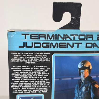 New NECA Reel Toys Terminator 2 Judgment Day Action Figure T-1000 Motorcycle Cop