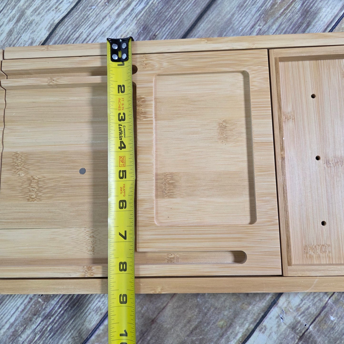 New Luxury Spa Style Divided Wooden Bath Tray