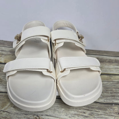 NWT New Women's A New Day Jonie Sandals Off White 11M Chunky F16898276