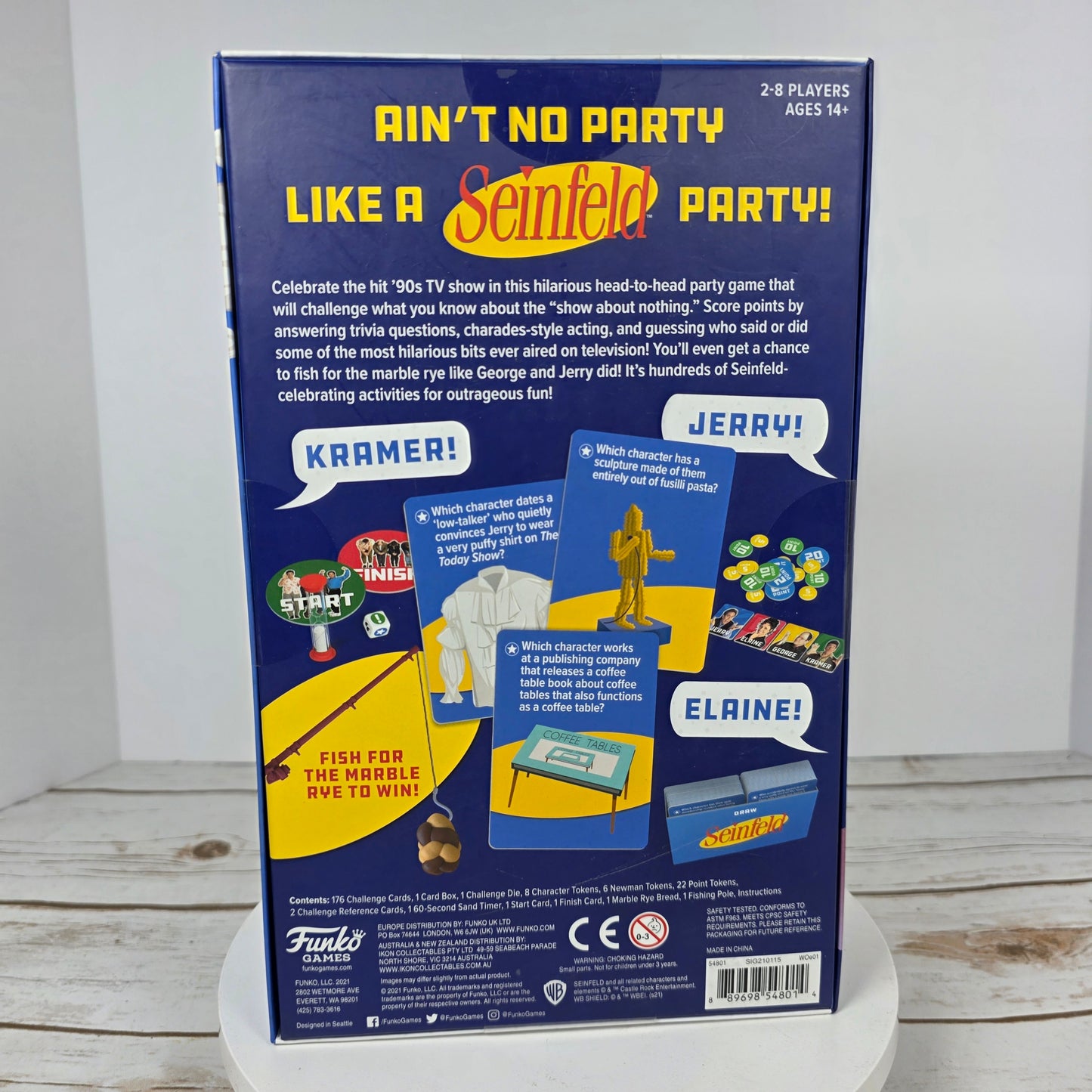 NIB New Seinfeld The Party Game About Nothing Funko Games 2021 Sealed