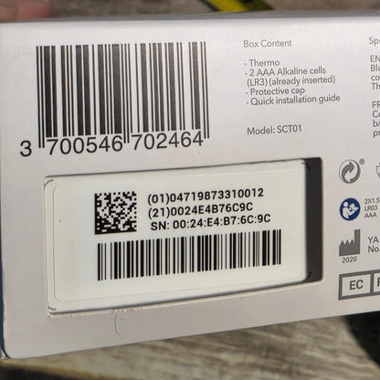 NIB New WITHINGS THERMO Smart Temporal Thermometer