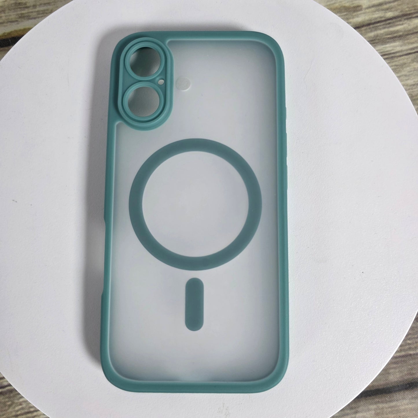 NIOB New TOCOL iPhone 16 MS 1+2 Magnetic Teal Phone Case