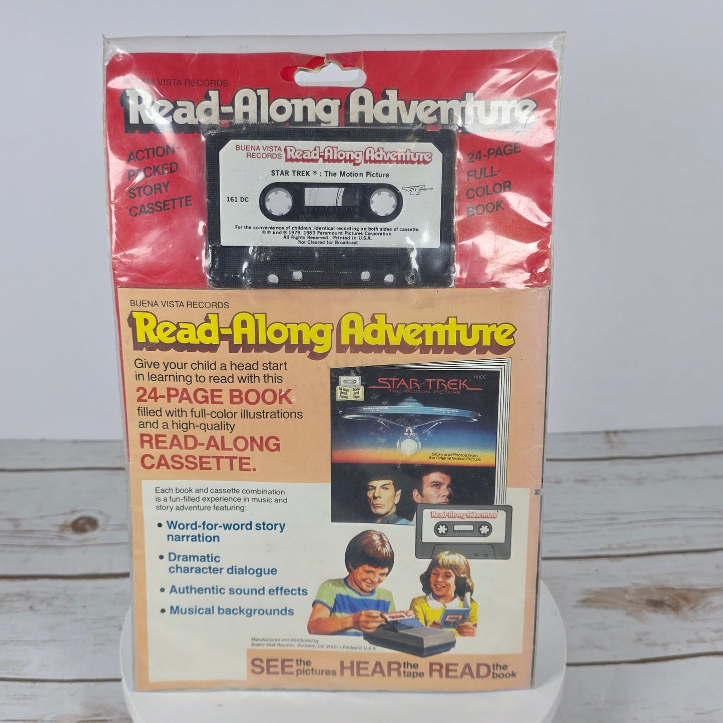 Vintage Star Trek Read-Along Adventure Action-Packed Story Cassette