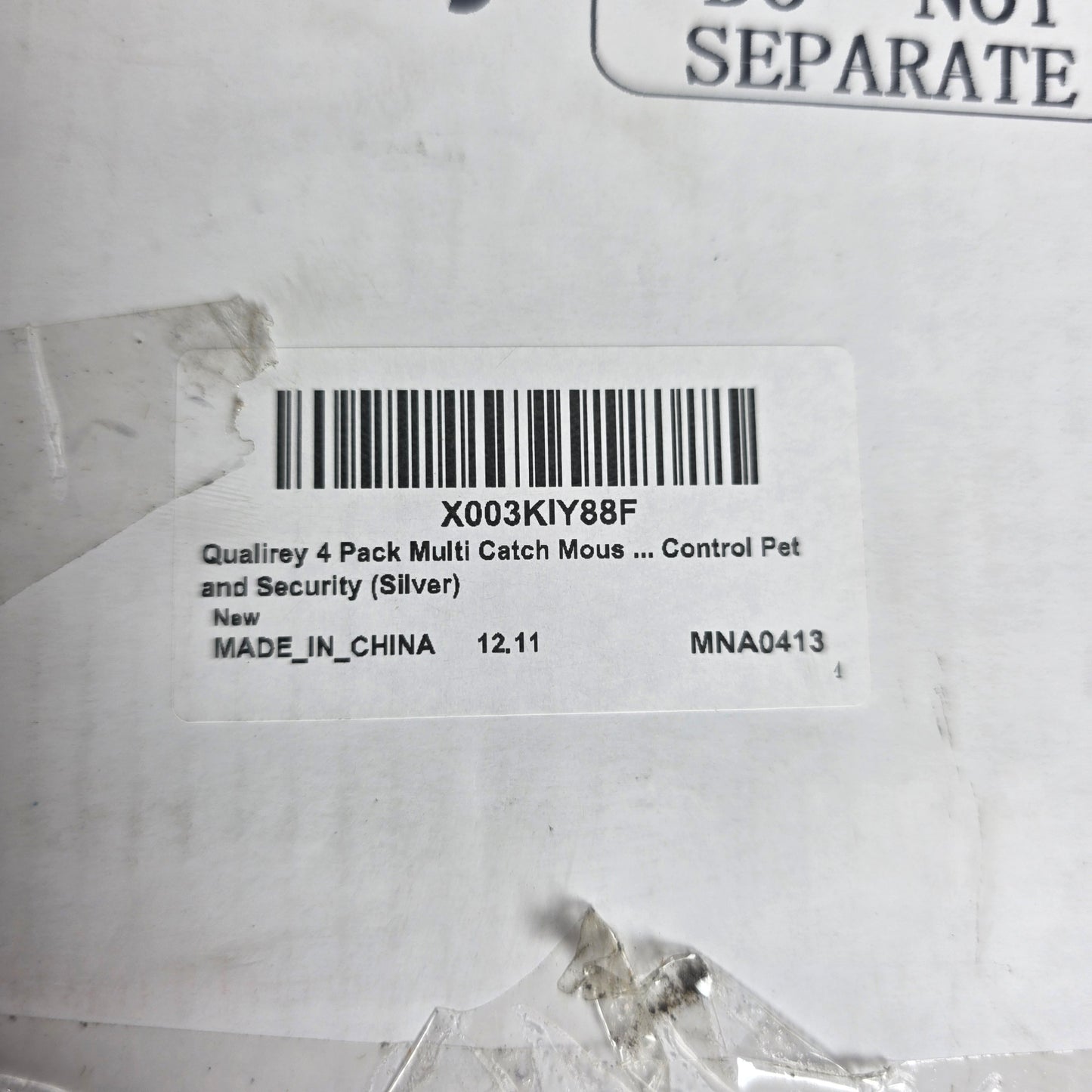 New Qualirey 4 Pack Multi Catch Mouse Trap Silver Pest Control